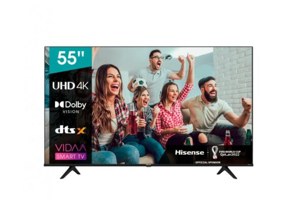 HISENSE 55A6BG 55" UHD 4K SLIM SMART VIDAA WIFI NEGRO HDMI USB